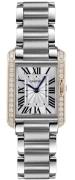 Cartier Tank Anglaise Damklocka W3TA0003 Silverfärgad/Stål