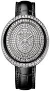 Cartier Hypnose Damklocka WJHY0008 Diamantinfattad/Läder Ø33.3 mm