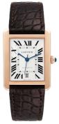 Cartier Tank Solo Herrklocka W5200026 Vit/Läder 40.85x31 mm