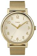 Timex Classic T2N598 Champagnefärgad/Gulguldtonat stål Ø38 mm