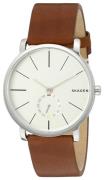 Skagen Hagen Damklocka SKW6273 Vit/Läder Ø40 mm