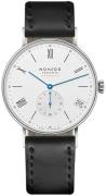 Nomos Glashütte Ludwig Herrklocka N-260 Vit/Läder Ø40.5 mm