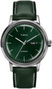 Timex Marlin Herrklocka TW2U11900 Grön/Läder Ø40 mm