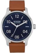 Nixon The Patrol Herrklocka A1243-2186-00 Blå/Läder Ø42 mm