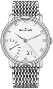 Blancpain Villeret Herrklocka 6668-1127-MMB Vit/Stål Ø40.5 mm