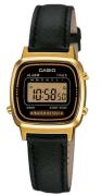 Casio Collection Damklocka LA670WEGL-1EF LCD/Läder