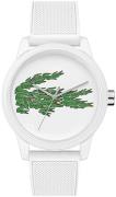 Lacoste Herrklocka 2011039 Vit/Gummi Ø42 mm