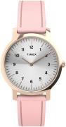 Timex Damklocka TW2U22700 Norway Silverfärgad/Läder Ø34 mm