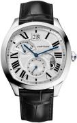 Cartier Herrklocka WSNM0016 Drive De Silverfärgad/Läder