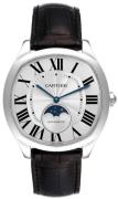 Cartier Herrklocka WSNM0008 Drive De Silverfärgad/Läder