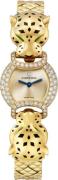 Cartier Damklocka HPI01441 La Panthère Guldtonad/18 karat gult guld