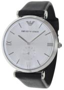 Emporio Armani Herrklocka AR1674 Classic Silverfärgad/Läder Ø40 mm