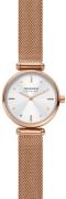 Skagen Damklocka SKW2955 Amberline Vit/Roséguldstonat stål Ø28 mm