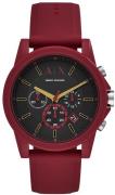 Armani Exchange Herrklocka AX7125 Outerbanks Svart/Gummi Ø44 mm