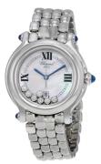 Chopard Damklocka 278236-3016 Happy Sport Vit/Stål Ø32 mm