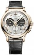 Chopard Herrklocka 161928-5001 L.U.C Silverfärgad/Läder Ø44 mm