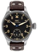 IWC Herrklocka IW510301 Big Pilots Heritage Svart/Läder Ø48 mm