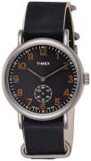 Timex Herrklocka TW2P86700 Weekender Svart/Läder Ø40 mm