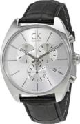 Calvin Klein Herrklocka K2F27120 Exchange Silverfärgad/Läder Ø45 mm