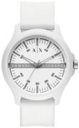 Armani Exchange Herrklocka AX2424 Hampton Vit/Gummi Ø46 mm