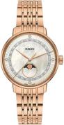 Rado Damklocka R22884963 Coupole Vit/Roséguldstonat stål Ø34 mm