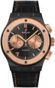 Hublot Herrklocka 521.CO.1181.LR.LVB20 Classic Fusion Svart/Gummi