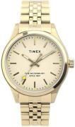 Timex Damklocka TW2U23200D7 Antikvit/Gulguldtonat stål Ø34 mm