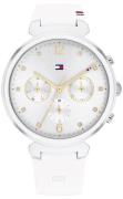 Tommy Hilfiger Damklocka 1782342 Vit/Gummi Ø38 mm