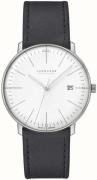 Junghans 59/2020.04 Max Bill Silverfärgad/Läder Ø38 mm