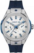 Cerruti 1881 Herrklocka CIWGQ2116906 Vit/Gummi Ø44 mm