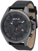 Sector Herrklocka R3271690026 Grå/Läder Ø46 mm