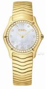 Ebel Damklocka 1215273 Classic Lady Vit/18 karat gult guld Ø27.3 mm