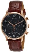 Timex Herrklocka TW2R71600 Svart/Läder Ø40 mm