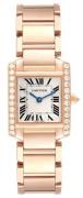 Cartier Damklocka WJTA0022 Tank Francaise Silverfärgad/18 karat