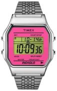 Timex Damklocka TW2P65000 LCD/Stål