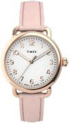 Timex Damklocka TW2U13500 Standard Vit/Läder Ø34 mm