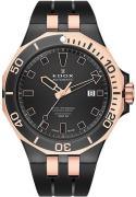 Edox Herrklocka 80110-357NRCA-NIR Delfin Svart/Gummi Ø43 mm