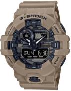 Casio Herrklocka GA-700CA-5AER G-Shock Grå/Resinplast Ø50 mm