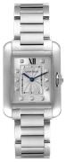 Cartier Damklocka W4TA0004 Tank Anglaise Silverfärgad/Stål