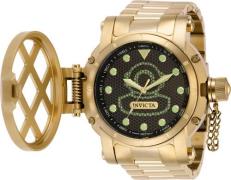 Invicta Herrklocka 37355 Pro Diver Svart/Gulguldtonat stål Ø57 mm