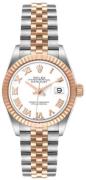 Rolex Damklocka 279171-0021 Lady-Datejust 28 Vit/18 karat roséguld