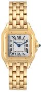 Cartier Damklocka WGPN0008 Panthere De Silverfärgad/18 karat gult