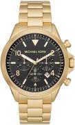 Michael Kors Herrklocka MK8827 Svart/Gulguldtonat stål Ø45 mm