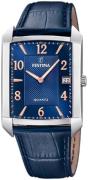 Festina Herrklocka F20464-2 Classic Blå/Läder