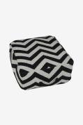 Nordic Furniture Group - Puff Zigzag, 50x50 cm - Flerfärgad - Fotpalla...