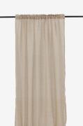Venture Home - Gardin Elena med kanallängder 2-pack - Beige - Hankläng...