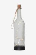 Star Trading - Solcellsdekoration Bottle - Transparent - Dekorationsbe...