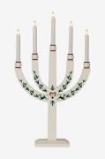 Star Trading - Ljusstake Elias Tradition 61 cm - Vit - Adventsljusstak...