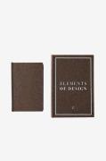 Zelected by Houze - Soffbordsböcker Elements of design set/2 - Brun - ...