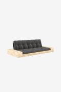 Karup Design - Base Bäddsoffa m. 2 sidolådor Tre sittplatser - Svart -...